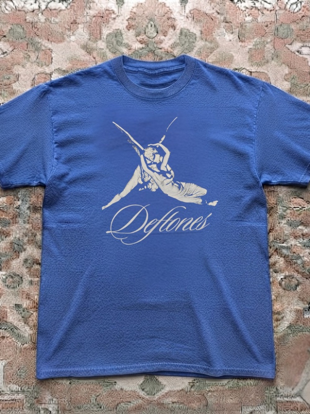 Deftones Classic Vintage Alternative Rock Band Royal Blue T-Shirt